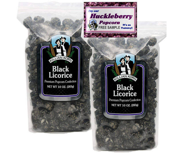 Black Licorice Popcorn