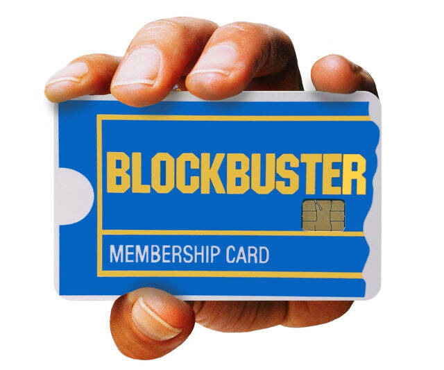 Blockbuster Credit Card Cover - //coolthings.us