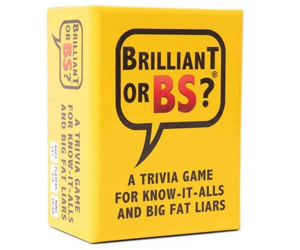 Brilliant Or BS Card Game - //coolthings.us