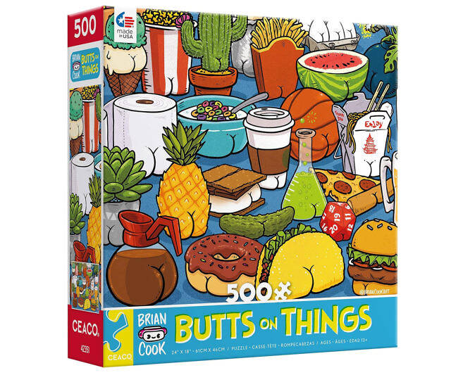 Butts On Things Jigsaw Puzzle - //coolthings.us
