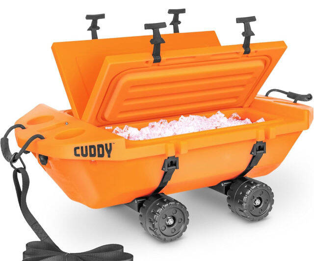 Cuddy Crawler Wheeled Floating Cooler - //coolthings.us