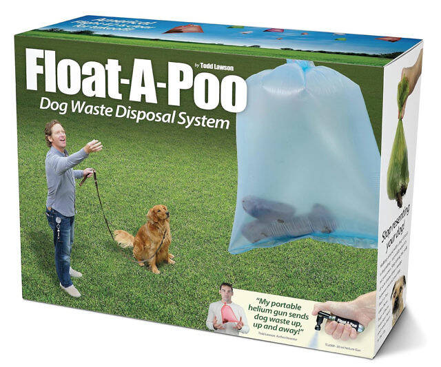 Float-A-Poo Dog Waste Disposal System - //coolthings.us