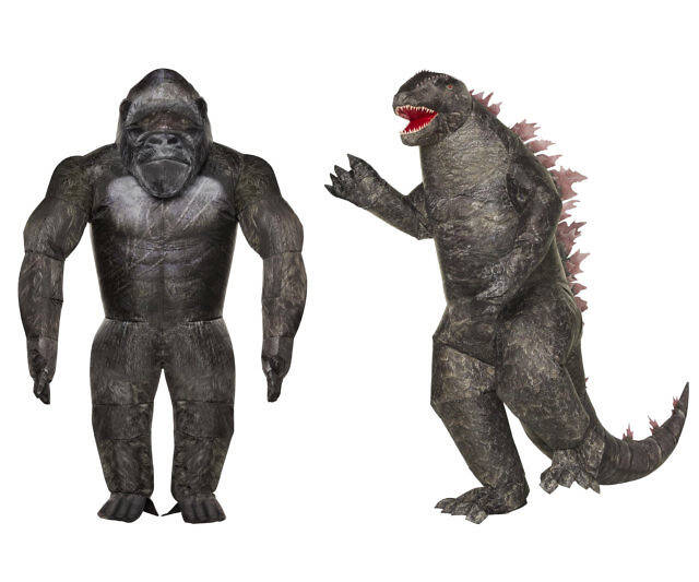 Godzilla x Kong Inflatable Costumes - //coolthings.us