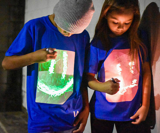 Interactive Glow In The Dark Shirt