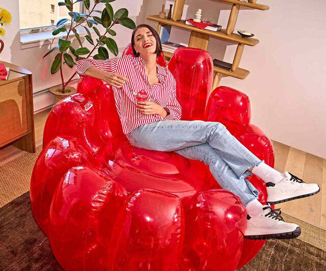 JELL-O Inflatable Chairs - //coolthings.us