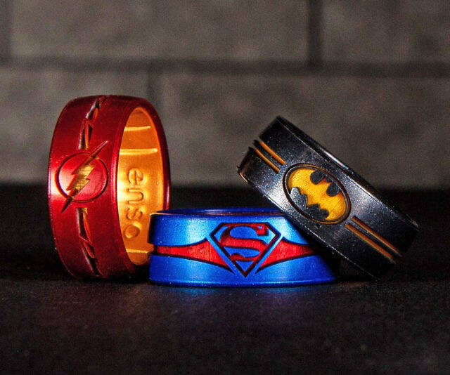 DC Comics Silicone Rings - //coolthings.us