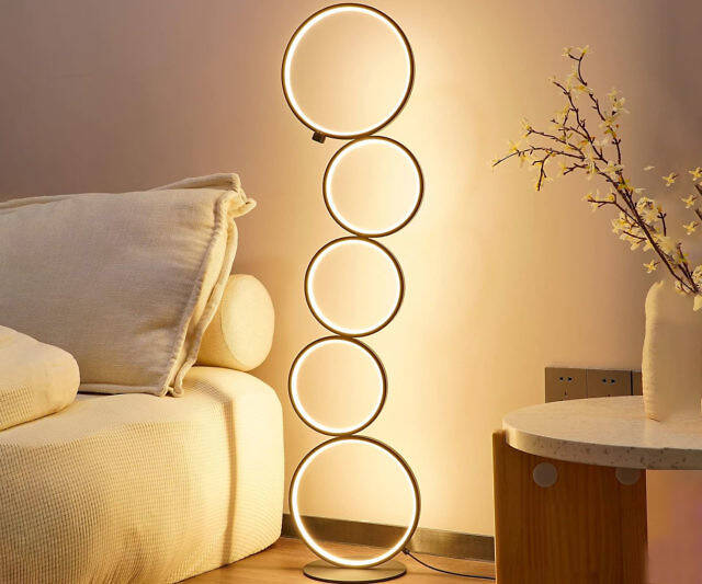 Modern Stacked Circle Lamp - //coolthings.us