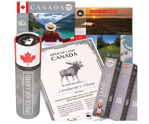 Official Deed To Land In Canada
