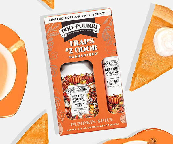 Pumpkin Spice Poo Odor Trapper - //coolthings.us