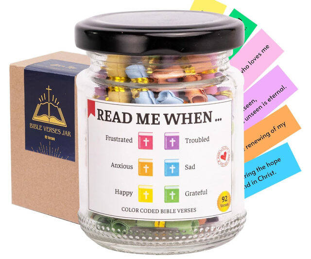 Read Me When Bible Verses Jar - //coolthings.us