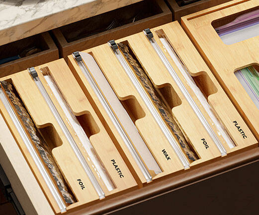 SpaceAid 3-in-1 Wrap Dispenser - //coolthings.us