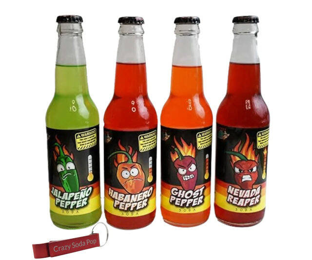 Spicy Hot Pepper Sodas - //coolthings.us