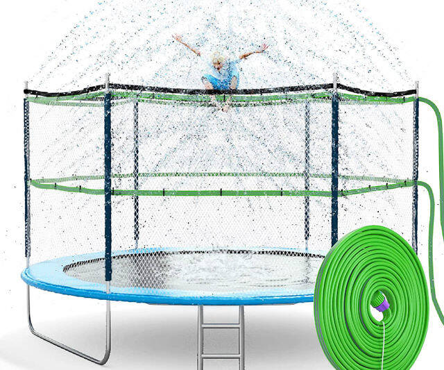 Sprinkler System For Trampoline - //coolthings.us