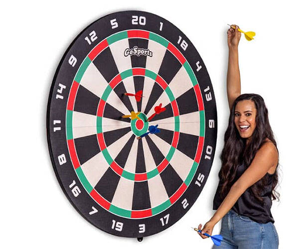 The Giant 4 Foot Dartboard - //coolthings.us