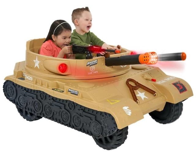 Thunder Tank Ride-On Toy