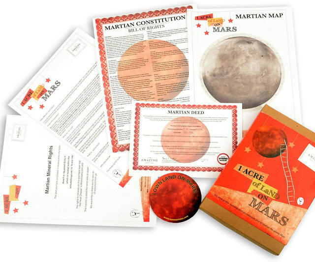An Acre Of Land On Mars - //coolthings.us