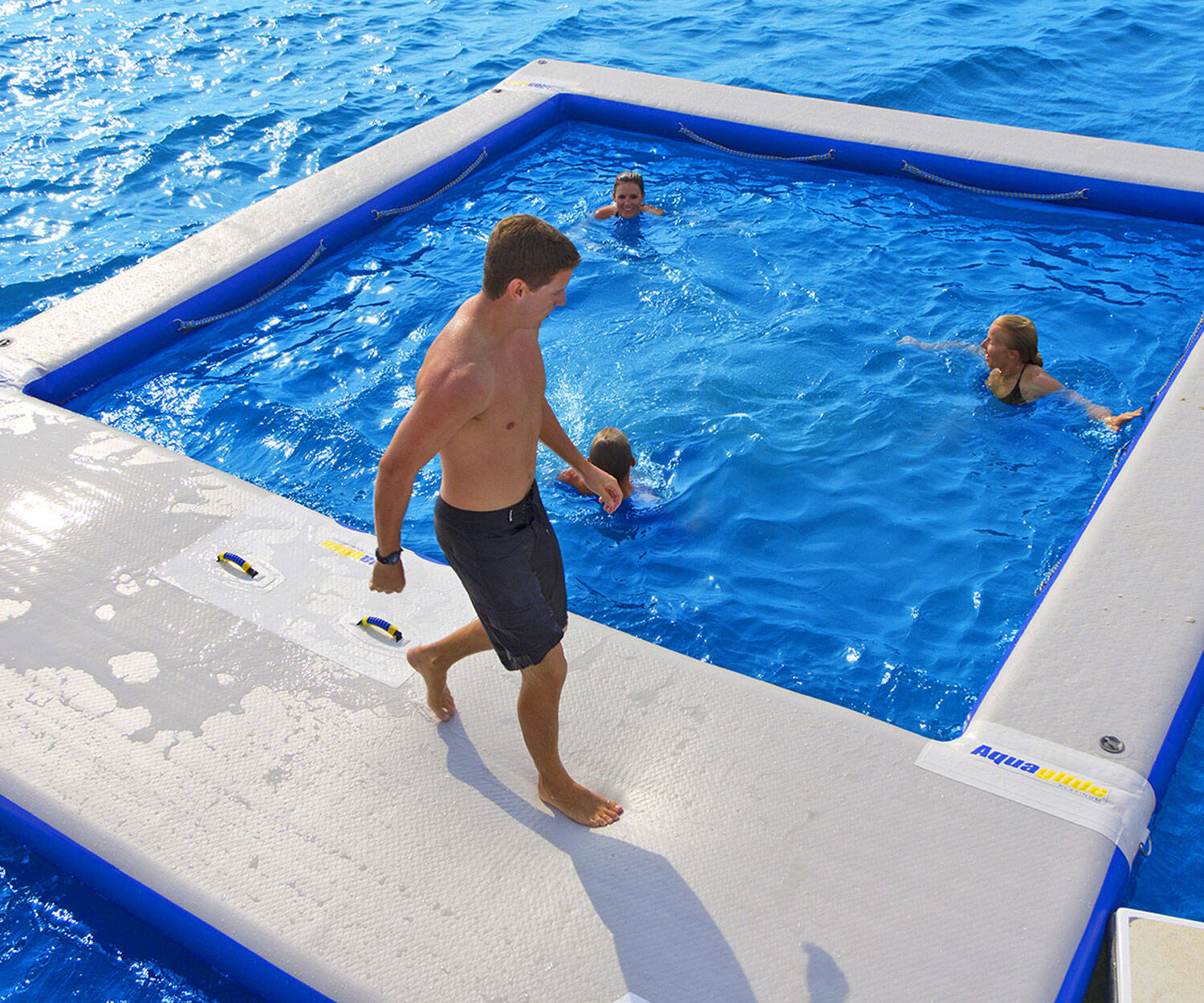 Aquaglide Inflatable Ocean Pool - coolthings.us