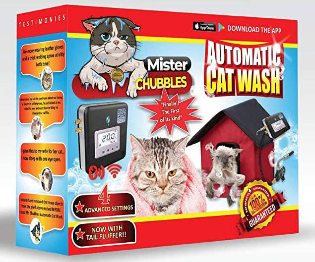 Automatic Cat Wash - coolthings.us