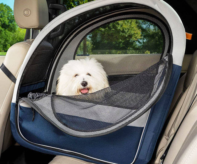 Backseat Dog Crate - //coolthings.us