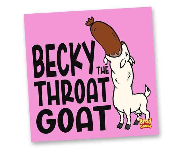 Becky The Throat Goat - //coolthings.us