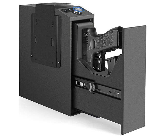 Biometric Slider Gun Safe - //coolthings.us
