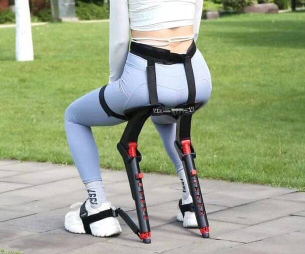 The Wearable Exoskeleton Chair - //coolthings.us
