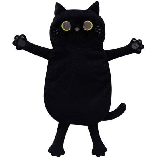 Black Cat Microwavable Heating Pad