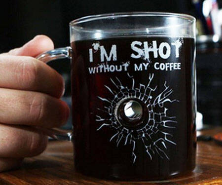 Bullet Hole Coffee Mug - //coolthings.us