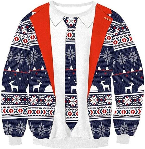 Business Suit Ugly Christmas Sweater - //coolthings.us