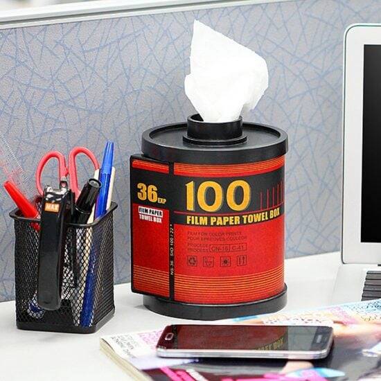 Camera Roll Tissue Dispenser Box - //coolthings.us