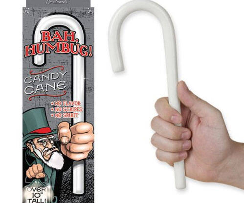 Stripeless Flavorless Candy Cane - //coolthings.us