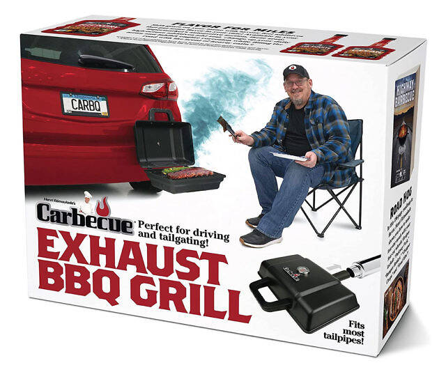 Car Exhaust BBQ Grill - //coolthings.us