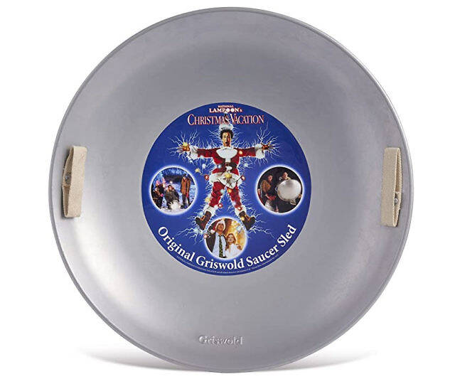 Clark Griswold's Aluminum Saucer Sled - //coolthings.us