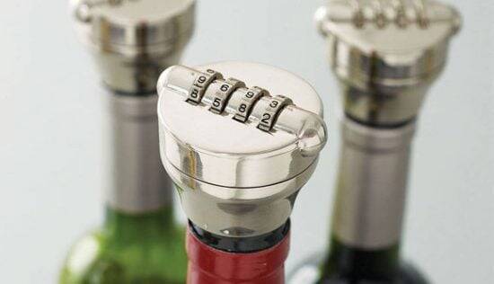 Combination Wine Bottle Lock - //coolthings.us