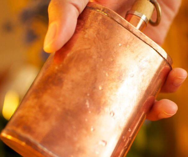 Homemade Copper Flask - //coolthings.us