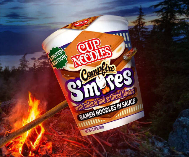 Campfire S'mores Ramen Noodles