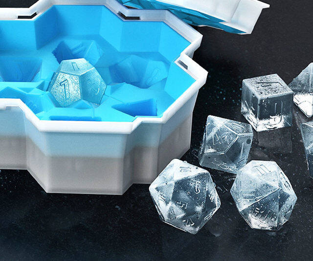 D20 Dice Ice Mold