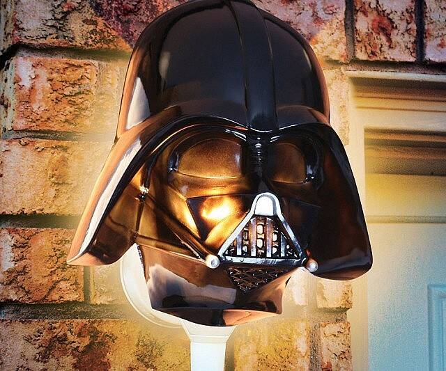 Darth Vader Porch Light Cover