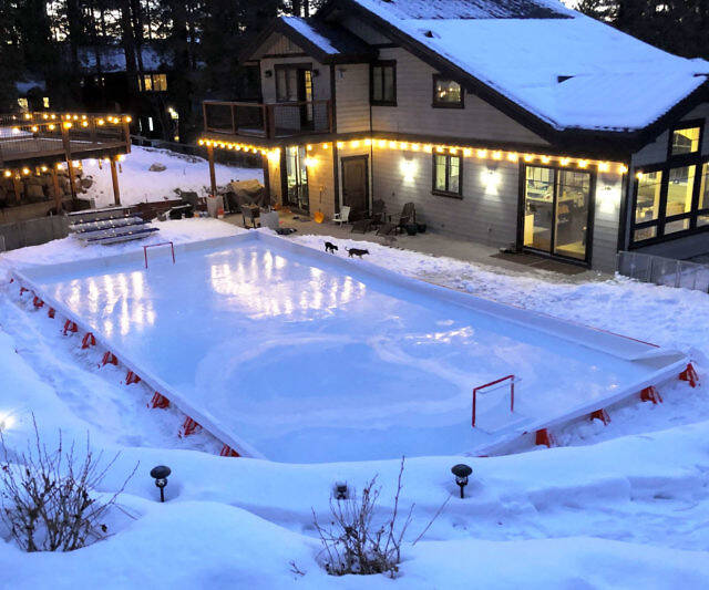 Backyard Ice Hockey Rink Kit