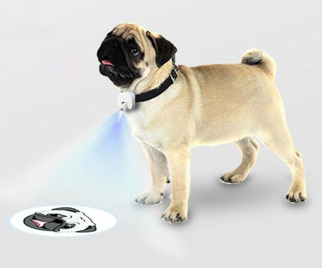Dog Breed Collar Light Projector