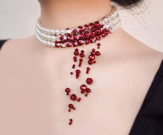 Dripping Blood Choker - //coolthings.us
