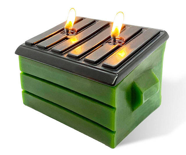 Dumpster Fire Candle - //coolthings.us