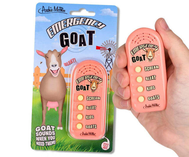 Emergency Goat Noisemaker - //coolthings.us
