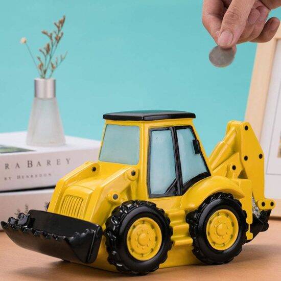 Excavator Truck Piggy Bank