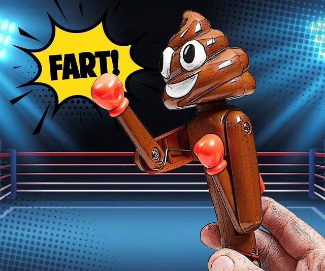 Farting Poop Boxing Pen - //coolthings.us