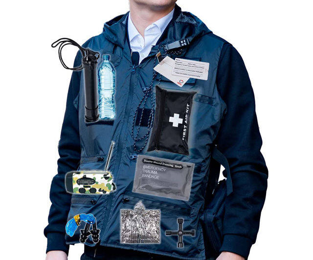 The Wearable Survival Kit Vest