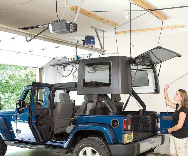 Four Point Single Rope Storage System - //coolthings.us