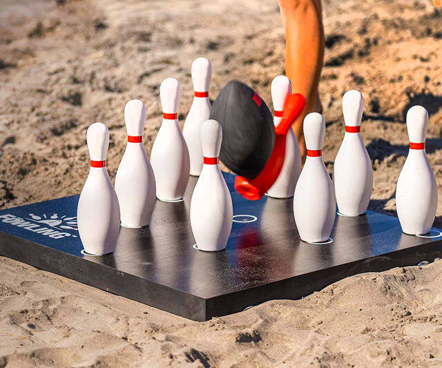 Portable Football Bowling Game