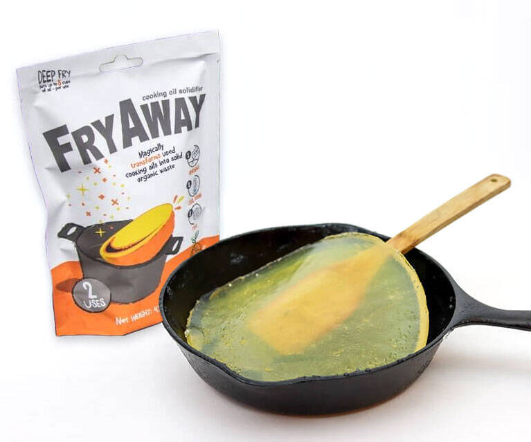 Frying Pan Cooking Oil Solidifier Powder - coolthings.us