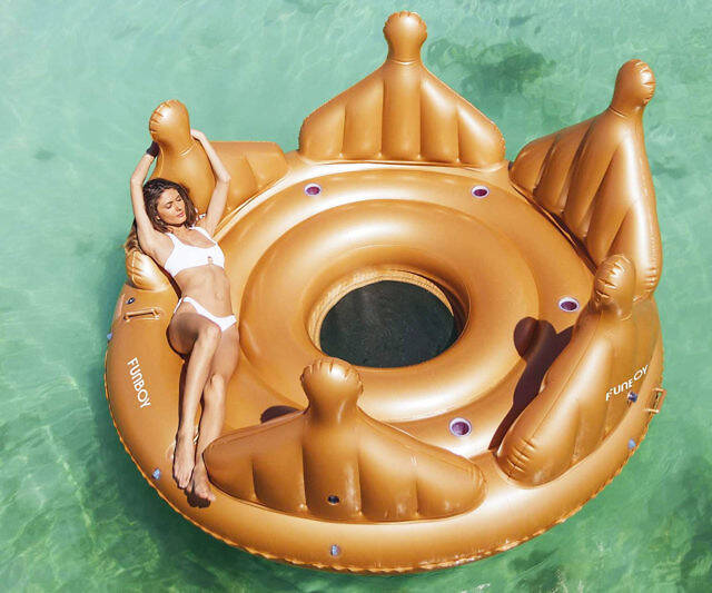 Giant Crown Pool Float